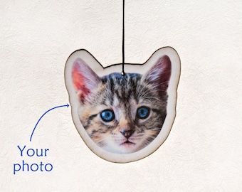 Deodorante per ambienti con foto personalizzata, deodorante per ambienti con ritratto di animali domestici personalizzato, deodorante per il viso, deodoranti per auto con ritratto di bambino, accessori per auto per il fidanzato