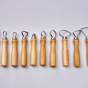 Art Tools, 10 PCS Big Head Knives, Clay Sculpture Tools, Handicrafts Supply, Clay Pottery Tools Kit, Clay Tool, Ceramics, Polymer Crafts