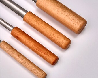 Klei Perforator, 8 Stuks Roestvrij Staal Gat Holle Punch Cutter Set Inkeping Ronde Cirkel Vorm Cutters Keramiek Punch Tools voor Beeldhouwers Pottenbakkers Ponsen Schrapen Markeren