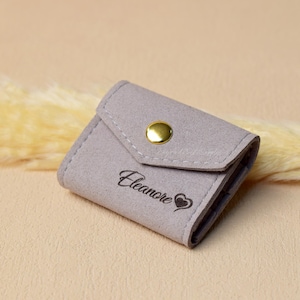 Reise Schmucketui Weich - Organizer Mit Fächern Für Ringe & Ohrringe | 38,5x18cm PU Leder