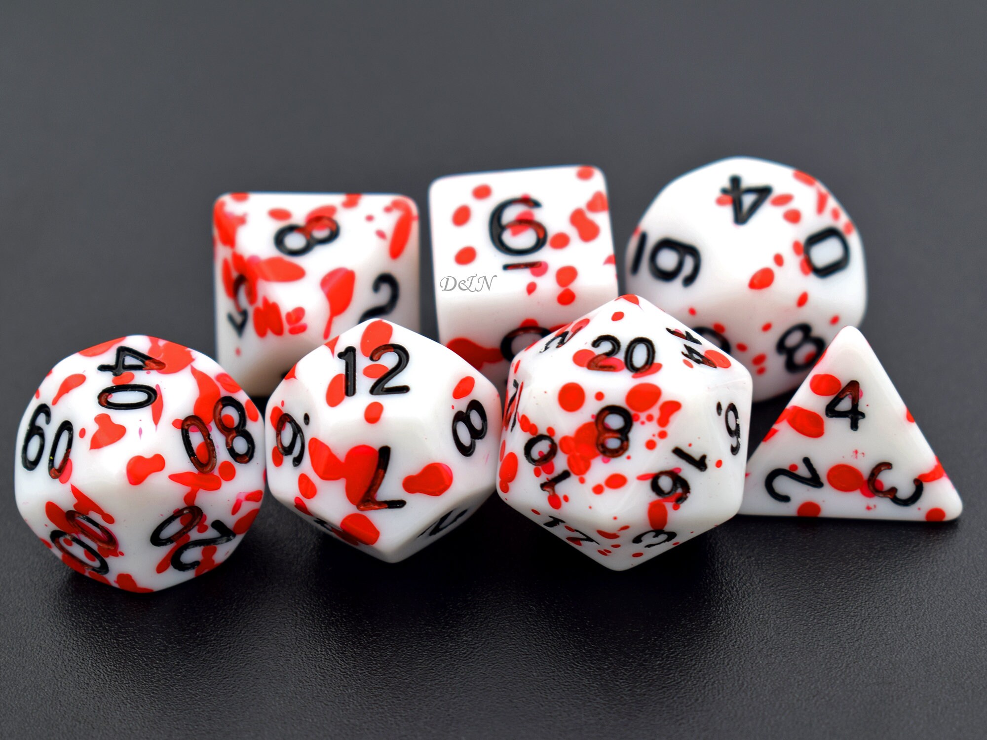 DnD dice Mystery Dice Set Dice Set DND Tabletop Game Etsy