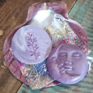Sabonete facial detox Moon Sun com óleo de capim-limão e alecrim, leite de cabra e acne ~ Sabonete anti-inflamatório ~ Sabonete de cúrcuma ~ Sabonete facial natural para acne ~ Sabonete Sun Moon