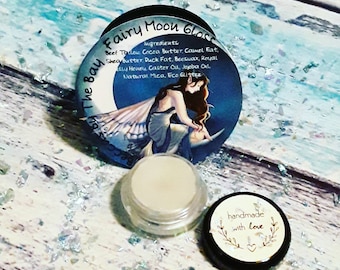 Fairy Fat Wax Balm Gloss Lip Cheek Eye Moon Make Up Moisturizer Anti Wrinkle Aging Hydrating Magical Magick Boho Beachy Pagan Witch Gift