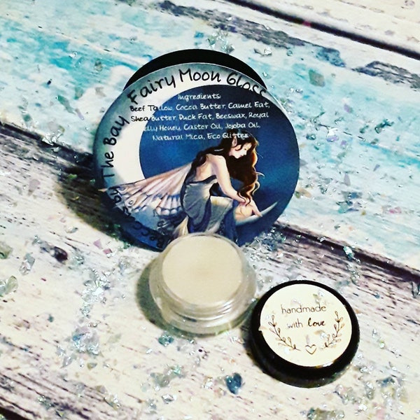 Fairy Fat Wax Balm Gloss Lip Cheek Eye Moon Make Up Moisturizer Anti Wrinkle Aging Hydrating Magical Magick Boho Beachy Pagan Witch Gift