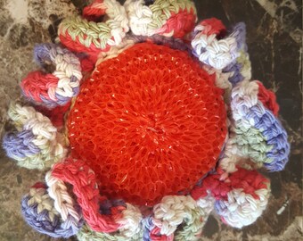 Yarn dish Scrubbie, Handmade crochet scrubbie, Yarn scrubbie, Yarn scrubby, Yarn dish scrubby, Yarn dish scrubbie