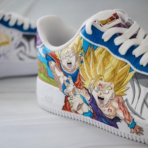 Air force 1 manga anime japan dragon Toryama (AF1 custom) hand painted 42 EU / 8.5 US men