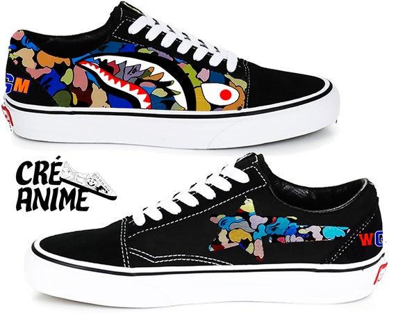 vans old skool x bape camo