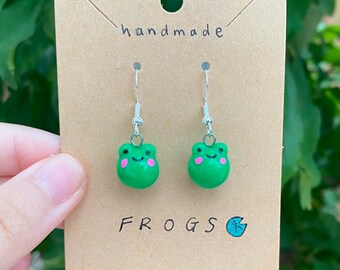 Cute polymer clay dangle earrings