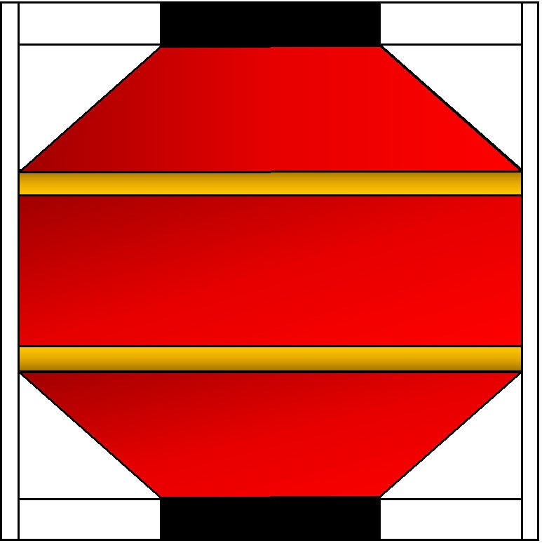 Asian Lantern paper pieced quilt block pattern PDF Japanese Etsy