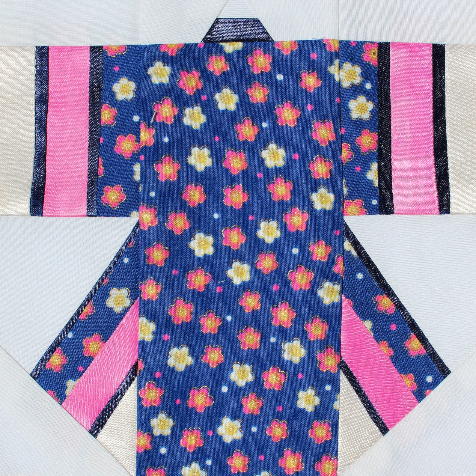 Japanese Kimono Paper Pieced Quilt Block Pattern PDF Etsy