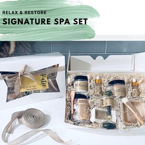 Set de regalo de spa para propuesta de dama de honor / Mascarillas de arcilla natural / Rodillo de jade / Sales de baño florales imagen 4