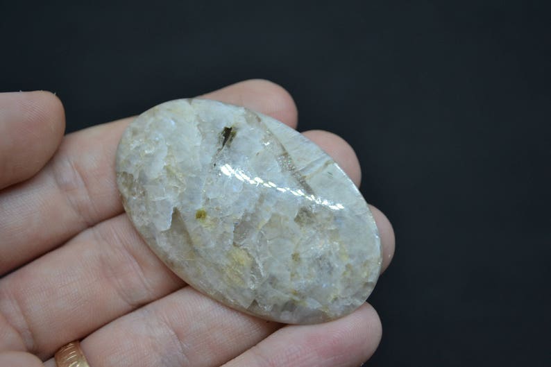 Belomorite Russian moonstone cabochon