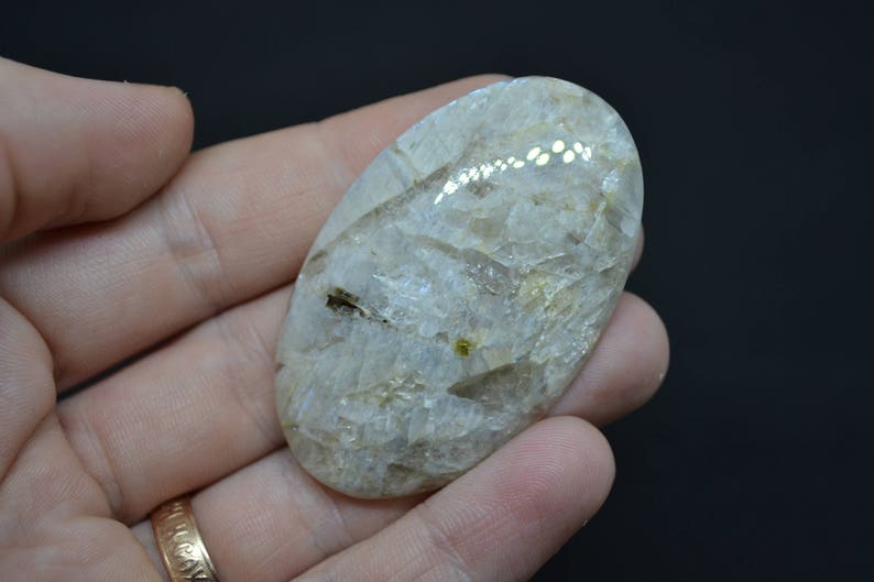 Belomorite Russian moonstone cabochon