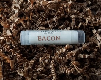 Bacon Lip Balm - Flavored Lip Balm - Lip Care - Dry Lips - Natural - Handmade