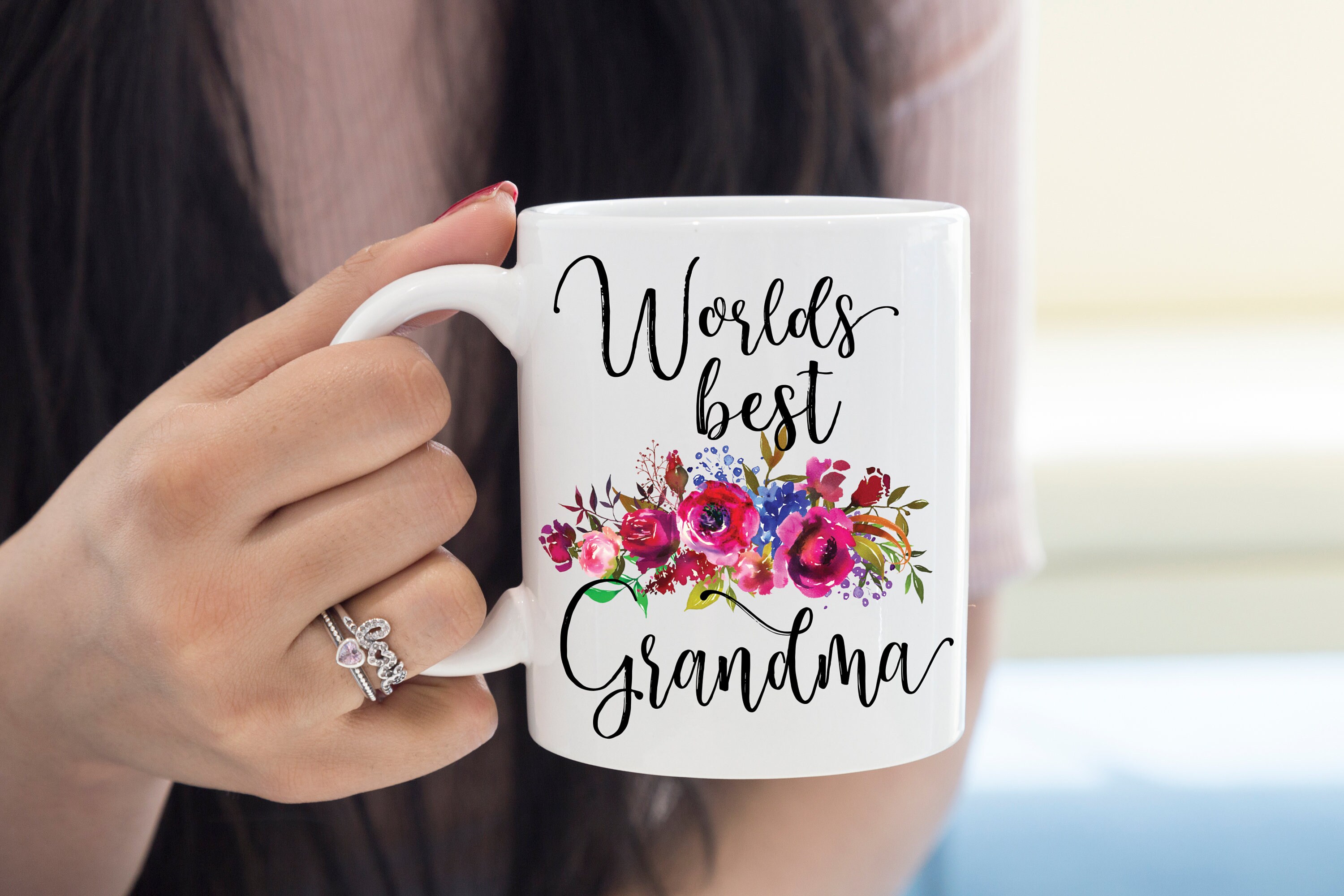 Personalized Worlds Best Grandma Coffee Mug Unique Gift For Etsy