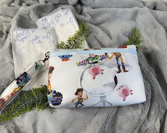 Baby wipe diaper bag inspired by Disney Toy Story