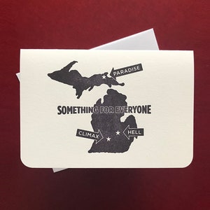 Quelque chose pour tout le monde Letterpress Notecard