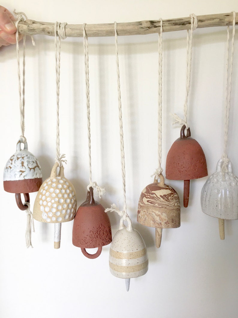 Handmade Ceramic Bells Etsy