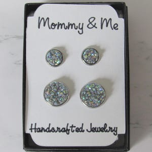 Mom and baby matching earrings hot sale