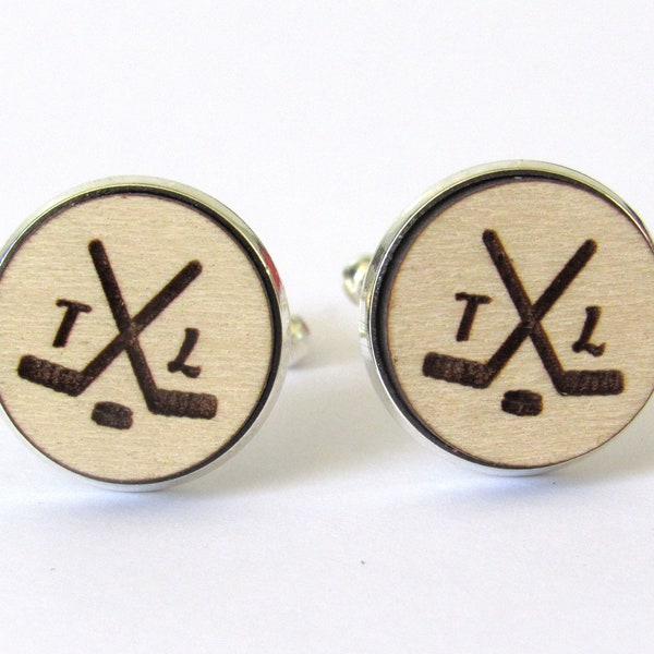 Hockey Cufflinks Etsy