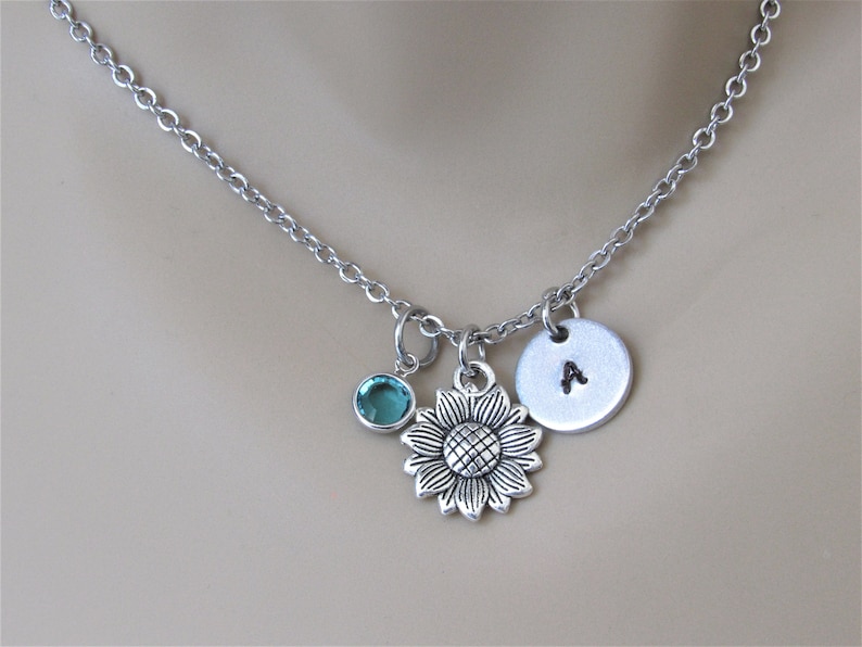 Sunflower Gift Box for Mom Sunflower Necklace Sunflower Etsy