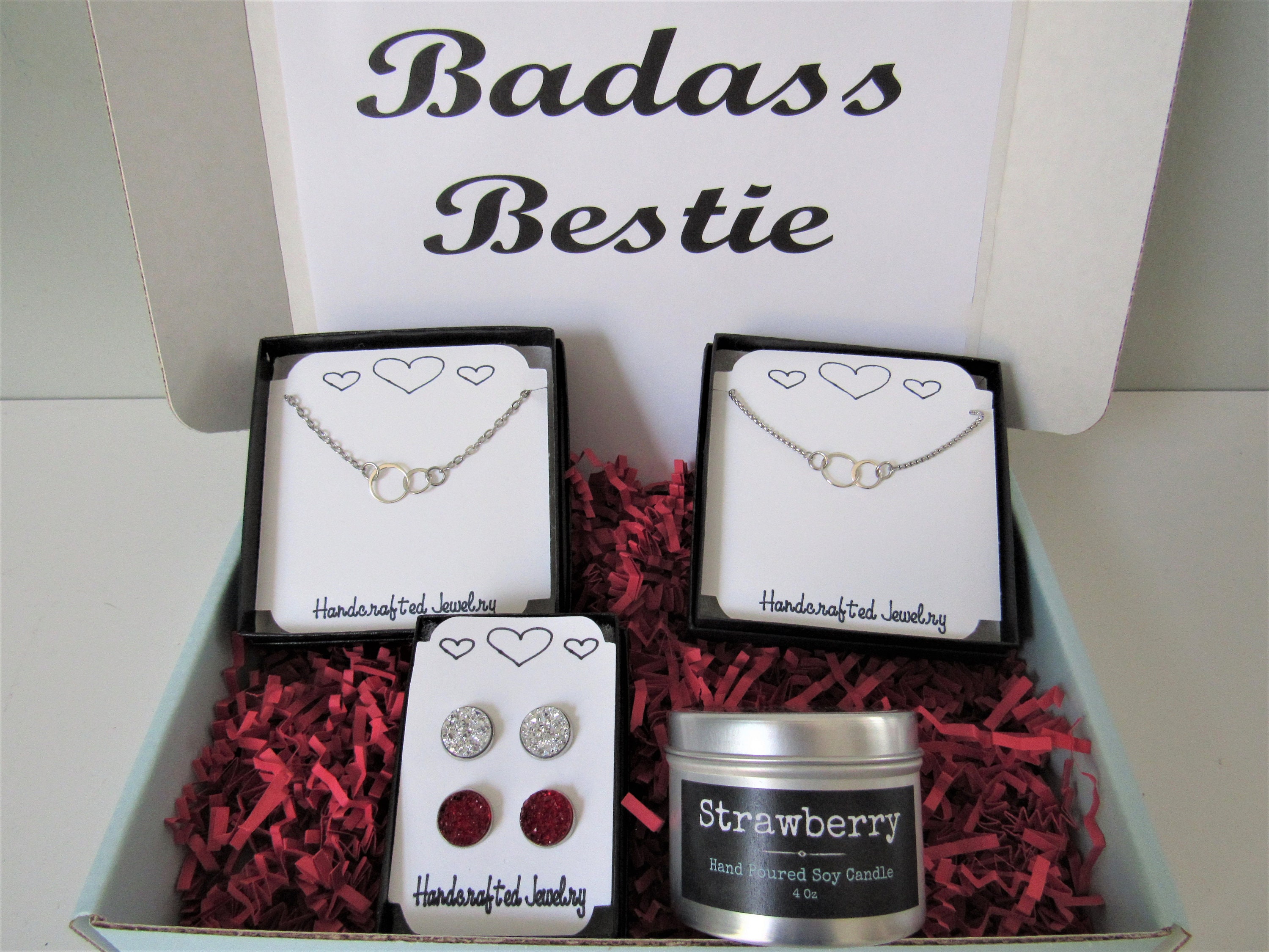 Badass Bestie Gift Box Best Friend Gift Box Infinity Etsy