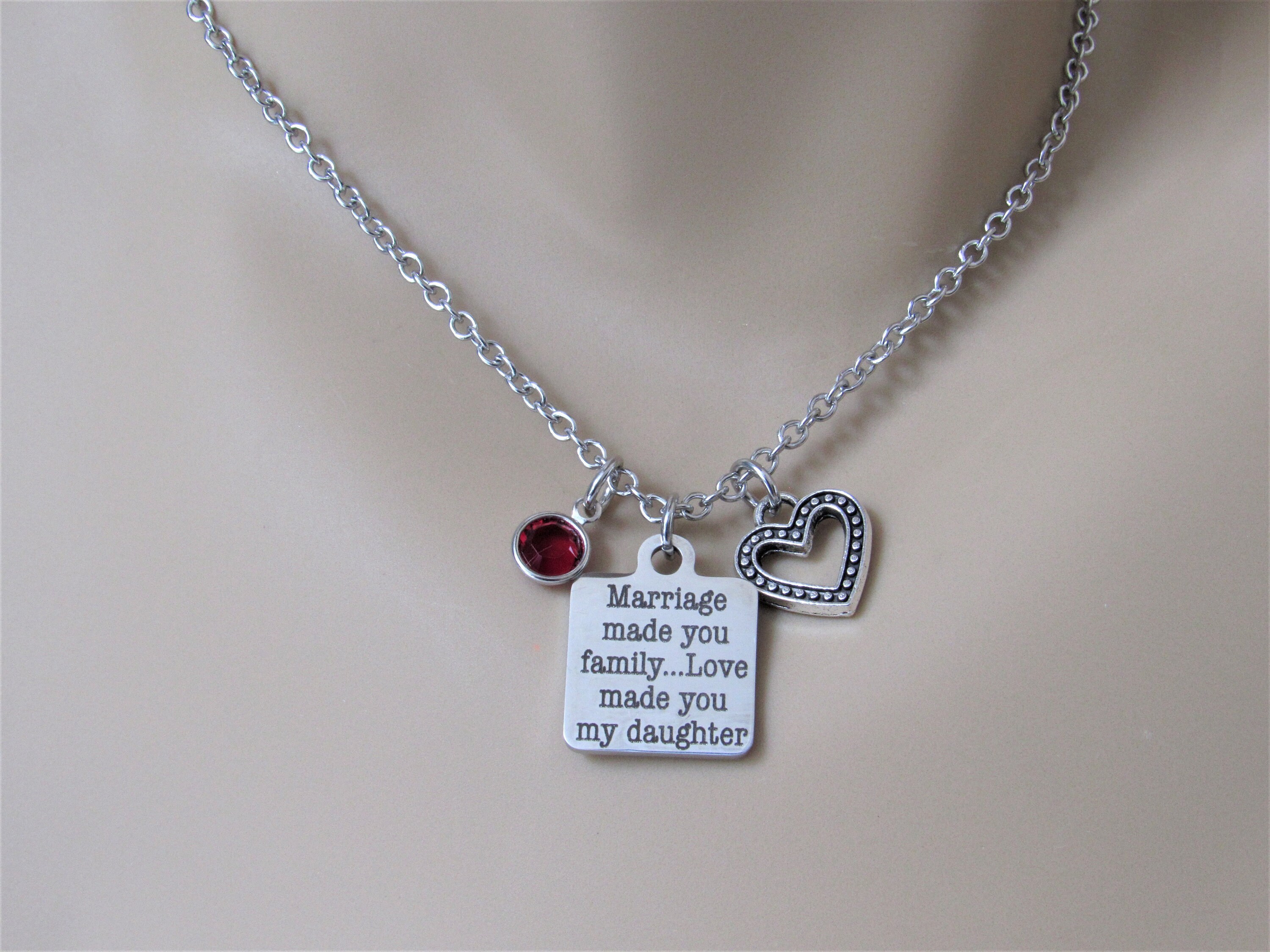 10pcs Marriage made you my family love made you my daugher Charm pendant 20mm 10pcs Marriage made you my family love made you my daugher Charm pendant 20mm