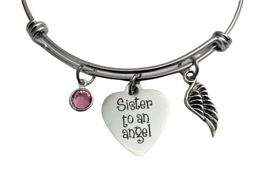 Sister of an angel bracelet clearance