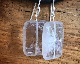 Sterling Silver Light Smoky Quartz Earrings