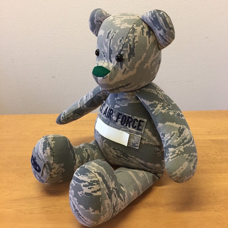 Military Memory Bear Uniform Bear Memory Bear Memory bears | Etsy