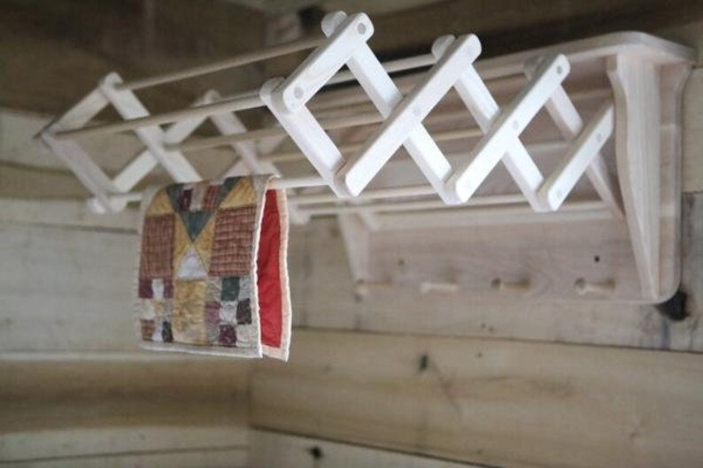 Wall Mount Drying Rack Etsy