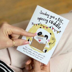 Send a Hug Card - Hug Card - Sending a Cuddle Voucher Greeting Card ...