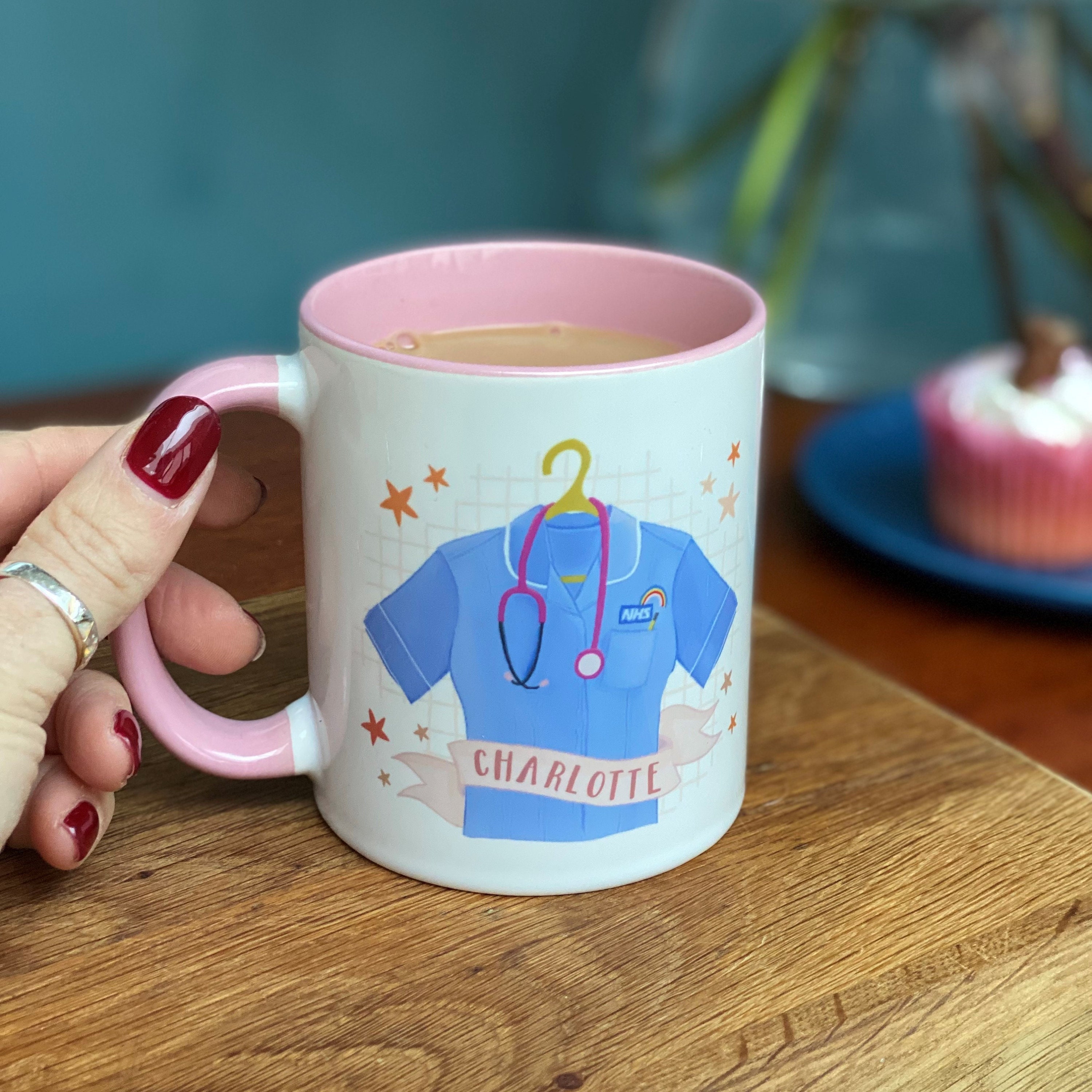 Nurse Gift, Personalised Nurse Graduation Mug, Thank You Gift For A Nurse Or Midwife