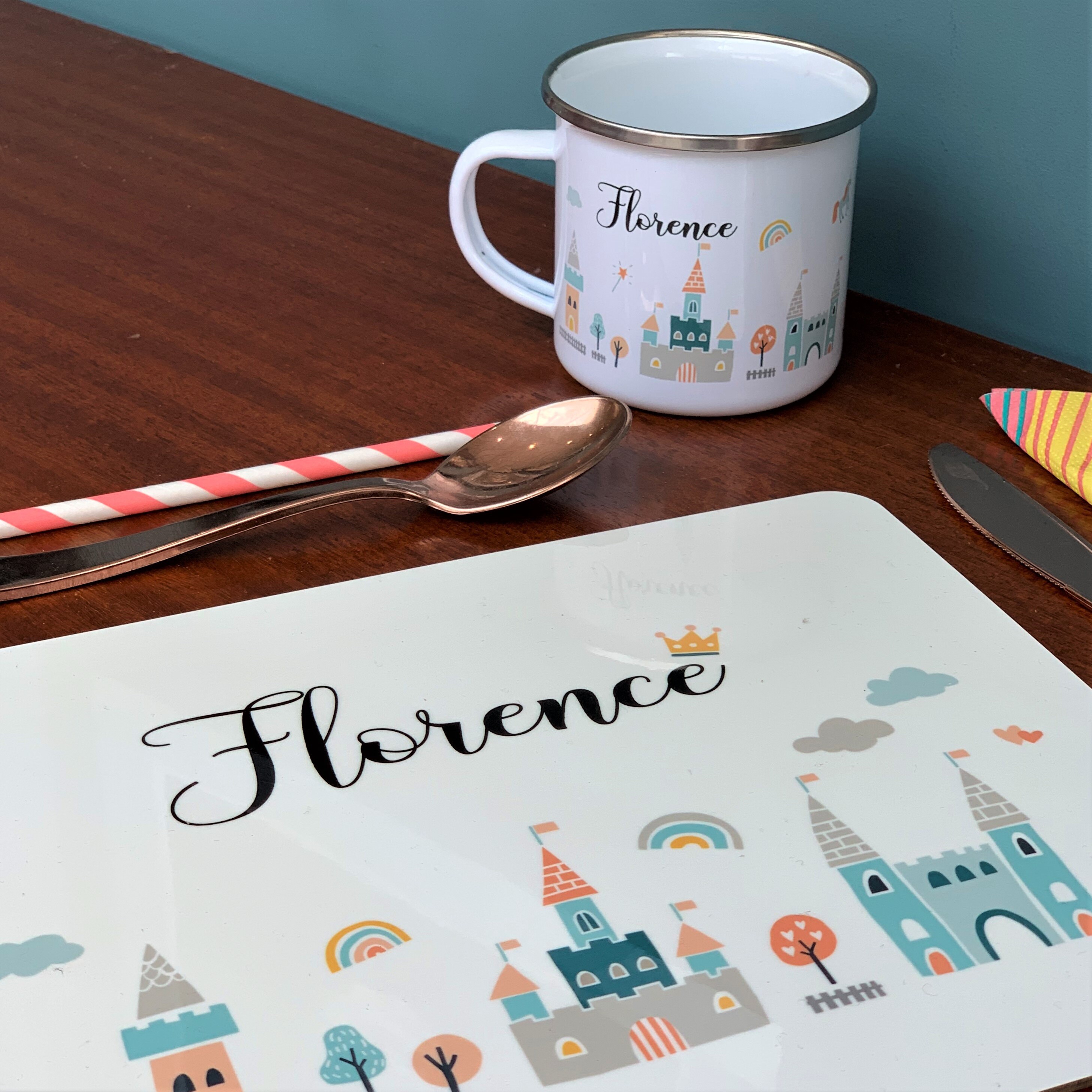 Magic Water Placemat - Rainbow Fairy