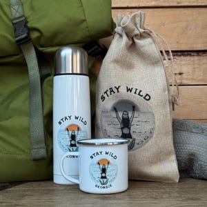 Stay Wild Sea/Cold Water Swimming Enamel  Mug + Bundles, Cold Water Swimming Tin Mug