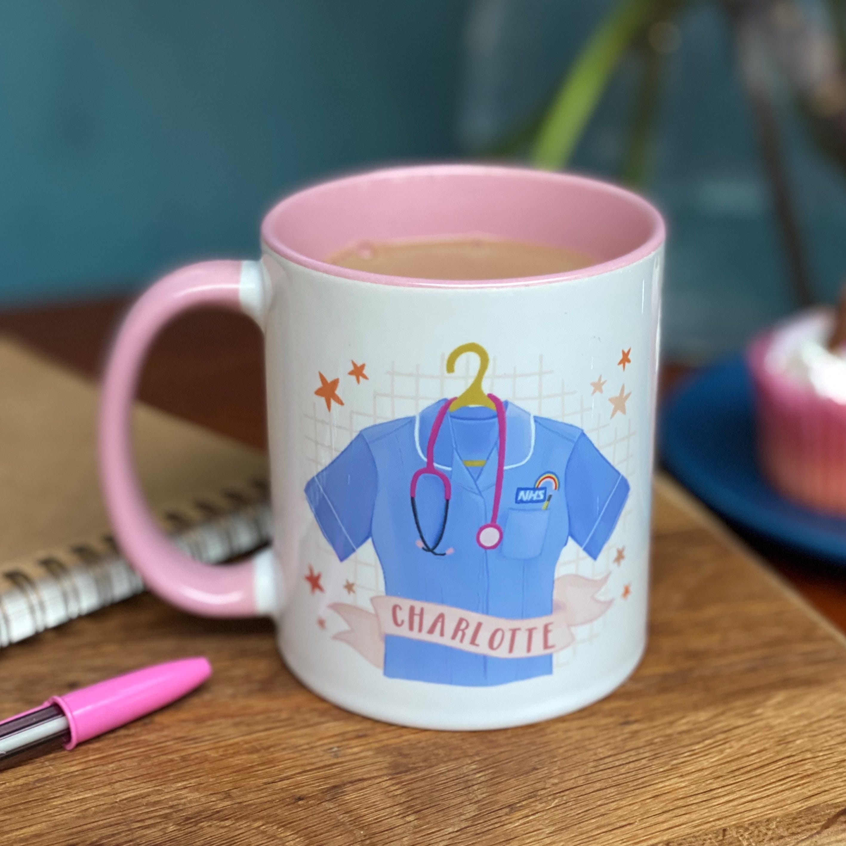 Nurse Gift, Personalised Nurse Graduation Mug, Thank You Gift For A Nurse Or Midwife