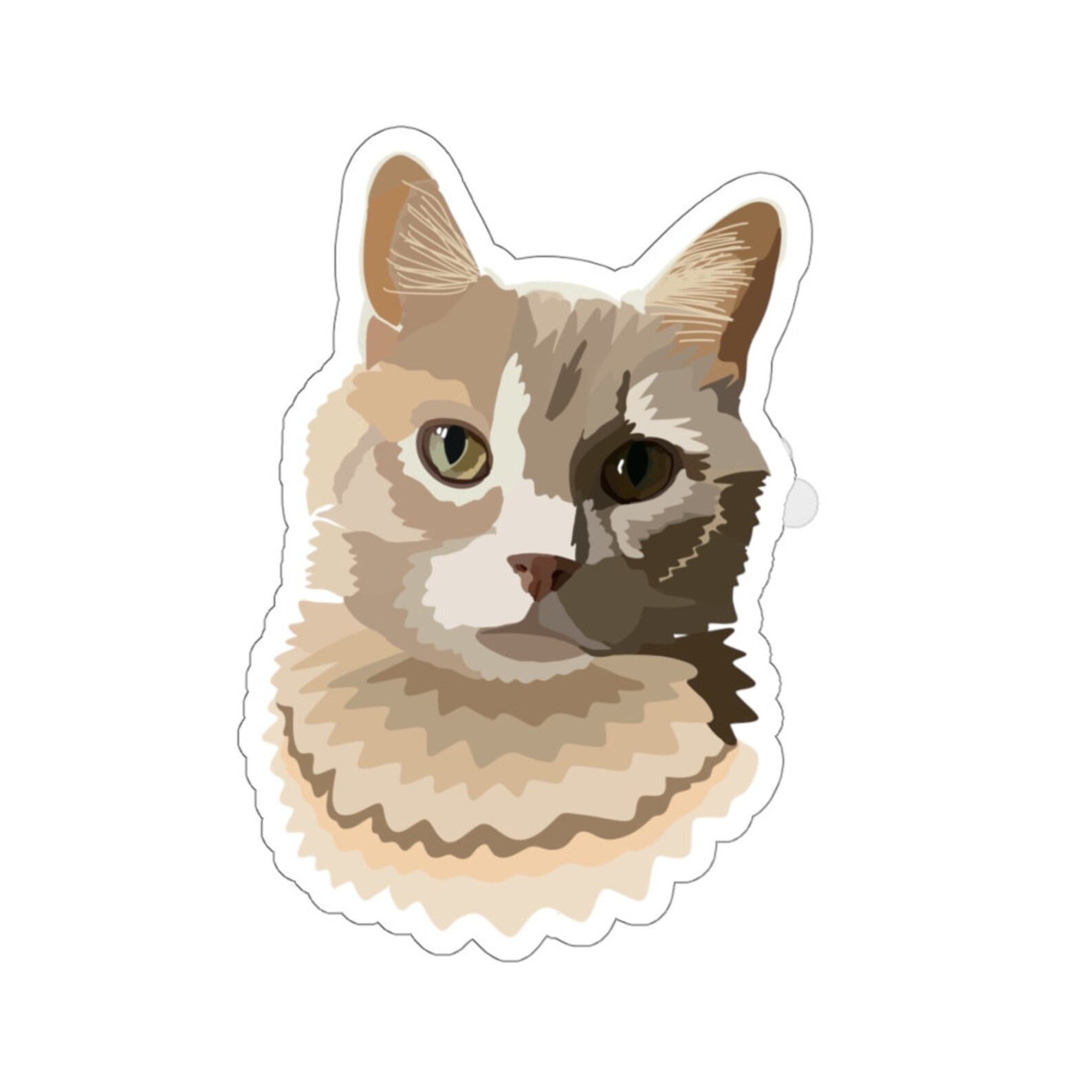 Orange Tabby Cat Sticker Oliver Cat Sticker Cat sticker Etsy
