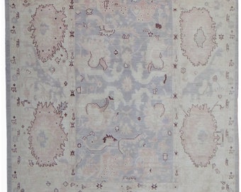 Hand Knotted Oushak Rug by Aara Rugs Inc. - 12'0" X 8'11"