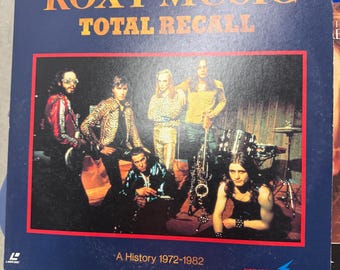 Roxy Music TOTAL RECALL (LaseDisc) uit Japan (gebruikt) (goede staat)