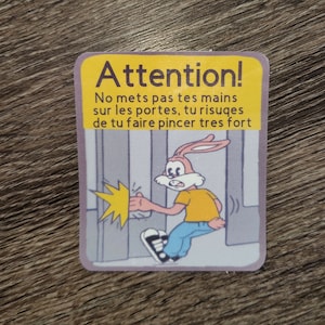 Hase von Paris Metro Aufkleber