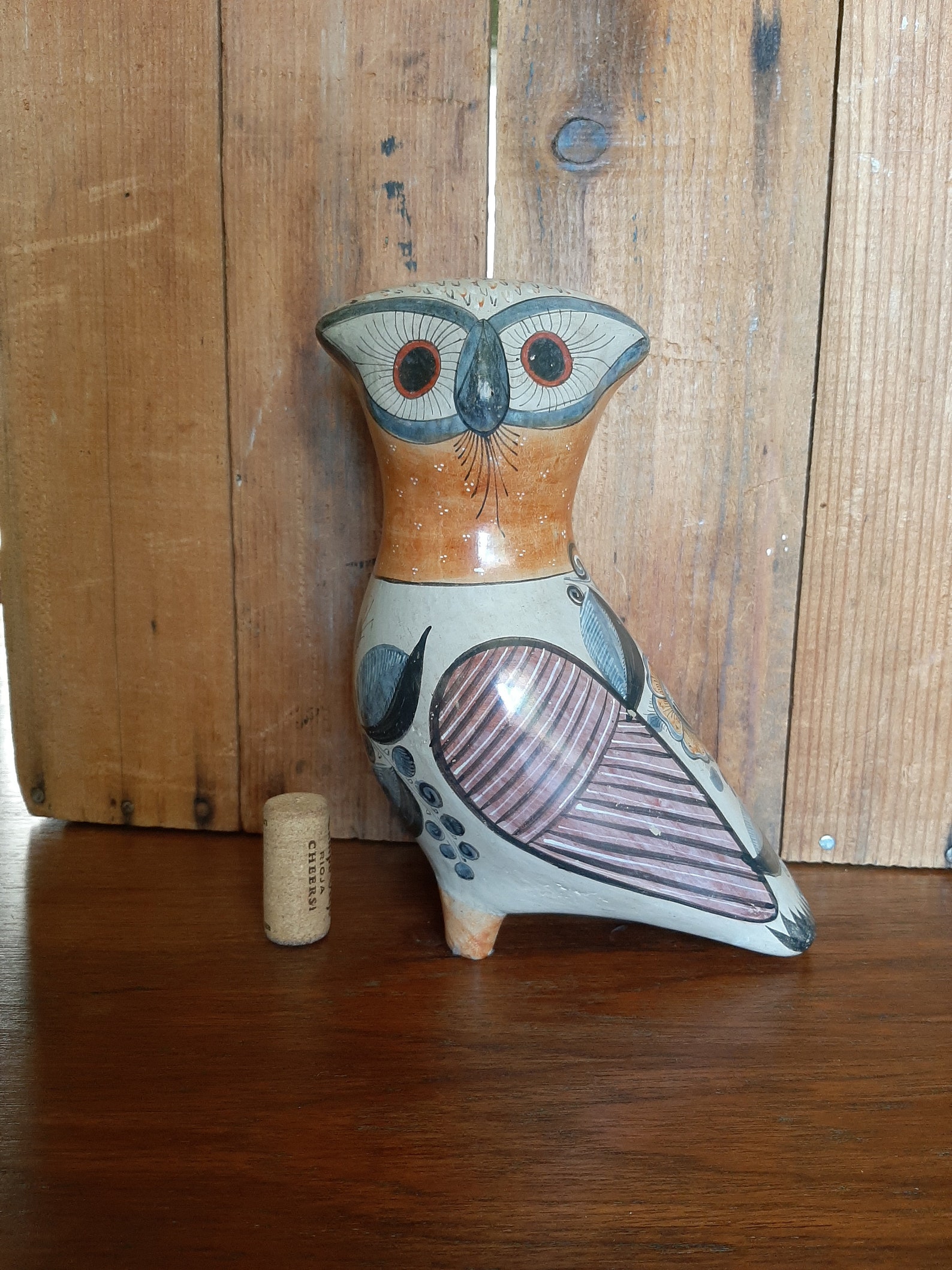 Vintage Folk Art Owl Mexican Owl Pottery Mexican Folk Art | Etsy