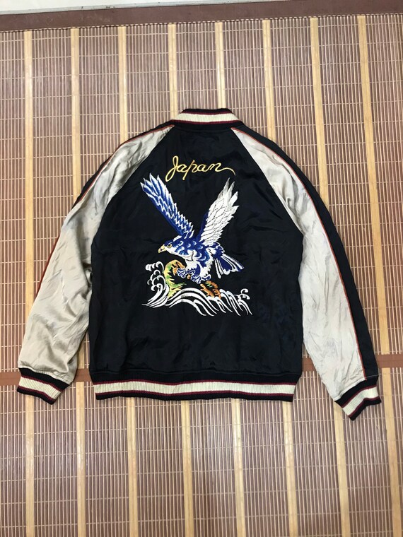Vintage Sukajan japanese souvenir embroided Jacket