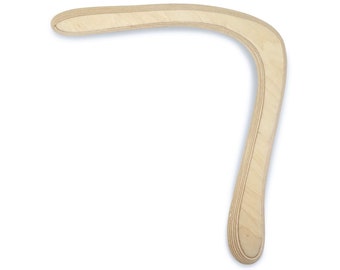 Sporty professional boomerang made of Finnish birch - GIGANT natural