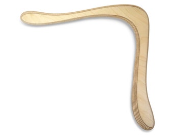 Boomerang for adults and children made of wood - ALPHA B natural