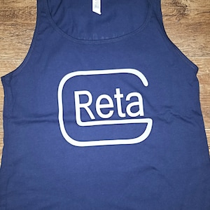 Greta Tank Top Navy Widespread Panic Lot Shirt