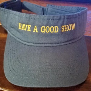 Tenha uma boa viseira para o show