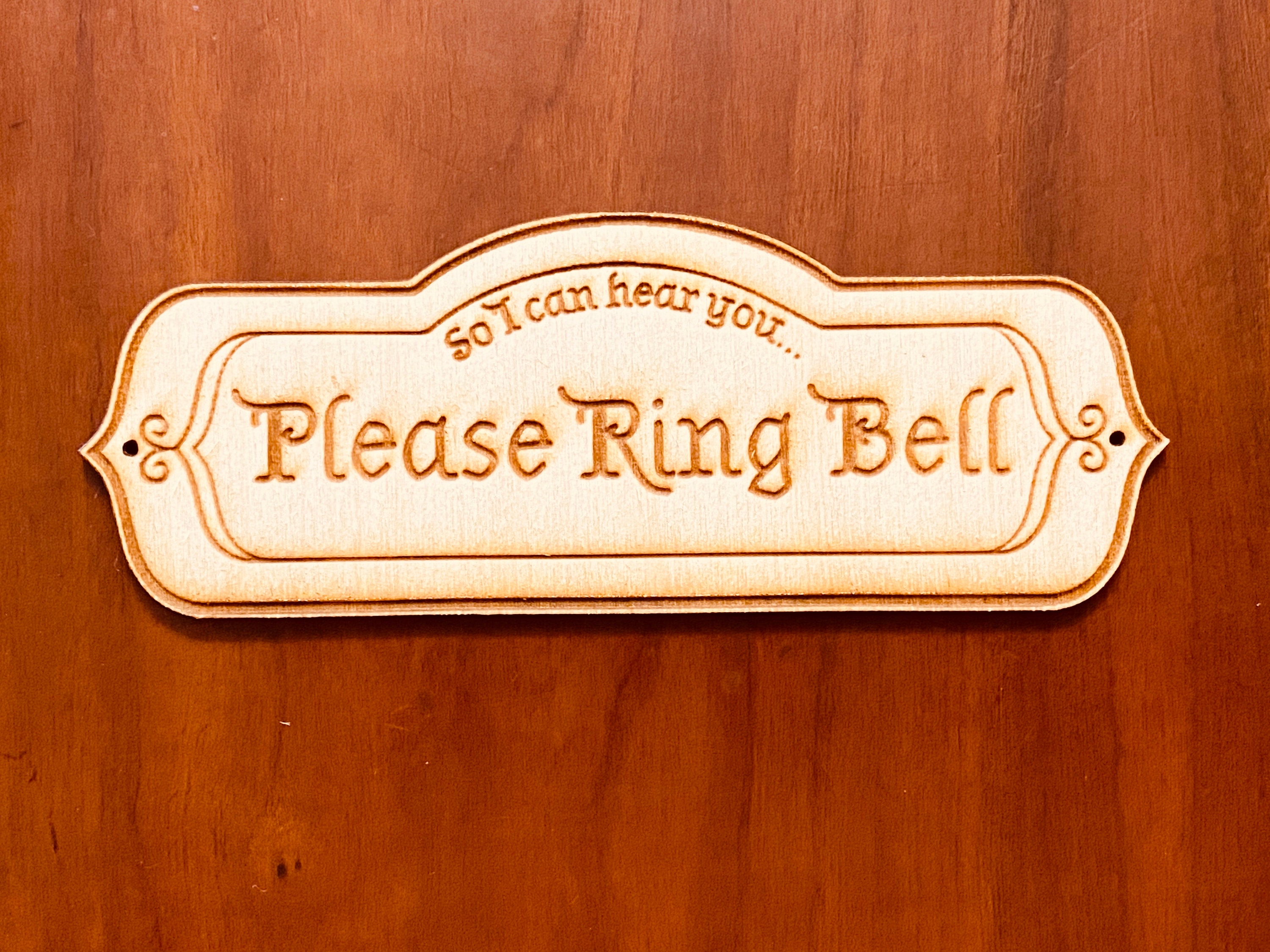 Custom Doorbell Sign | Etsy