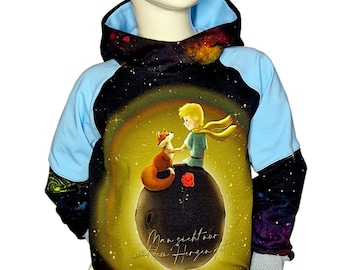 Hoodie size 110/116 The Little Prince Fox Family