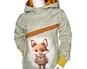 Hoodie Gr. 110/116 Stoffwelten Fuchs