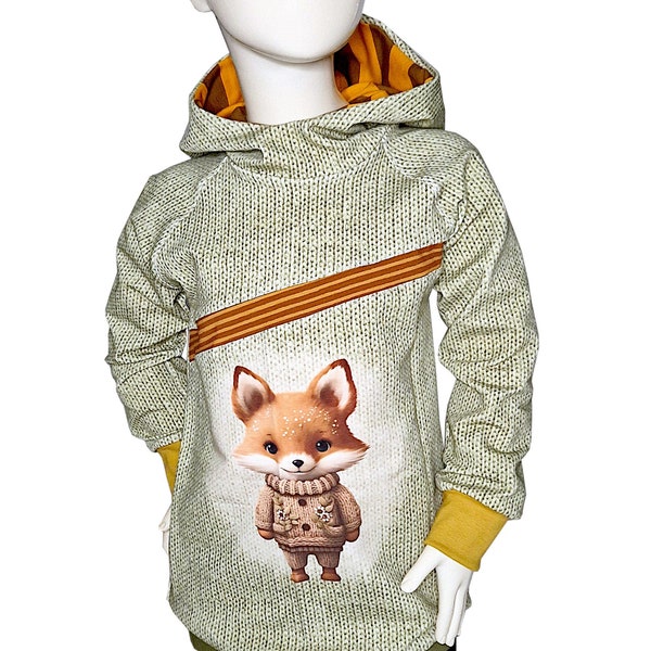 Hoodie Gr. 110/116 Stoffwelten Fuchs